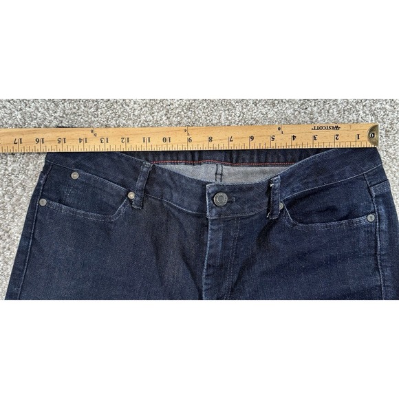 Talbots Signature Heritage Womens Curvy Slim Ankle Jeans Size 10/30 Dark Wash - Picture 4 of 8